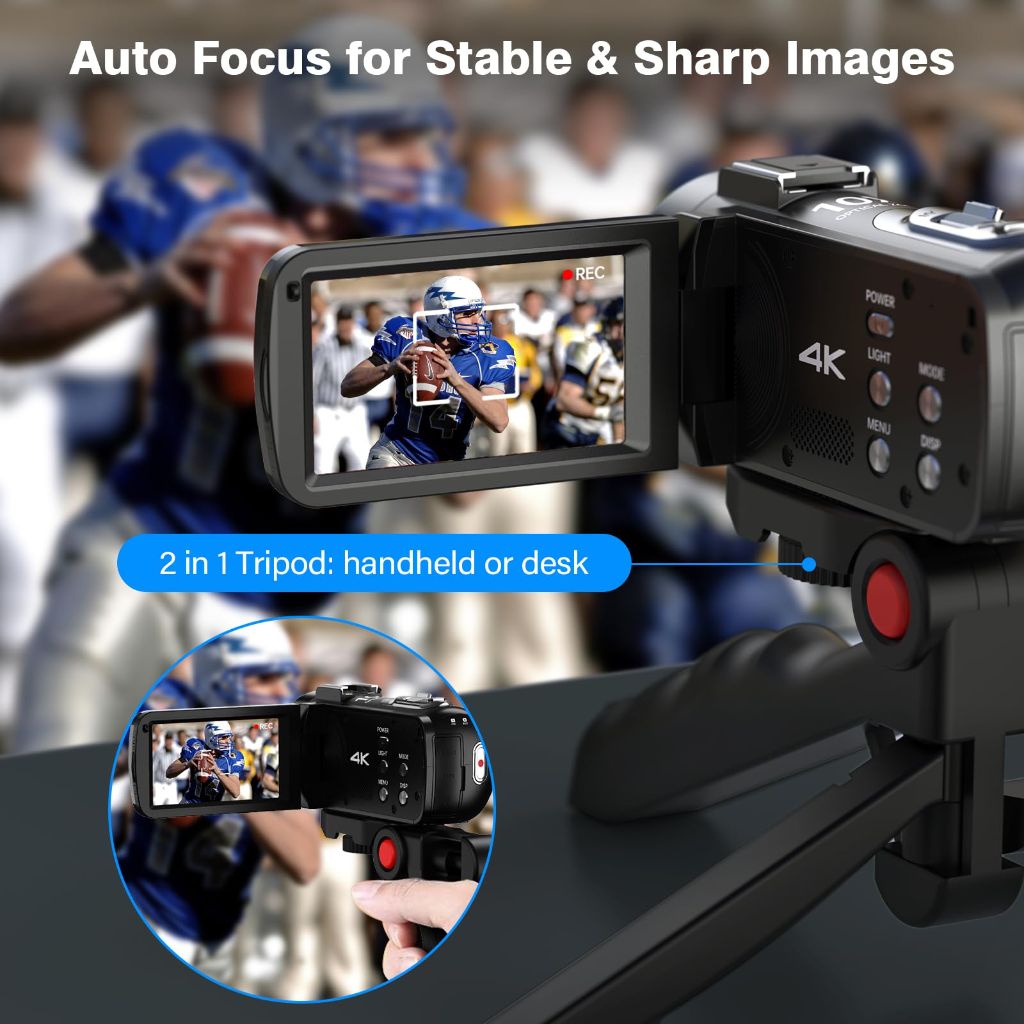 GOGERLY 4K 30MP Video Camera