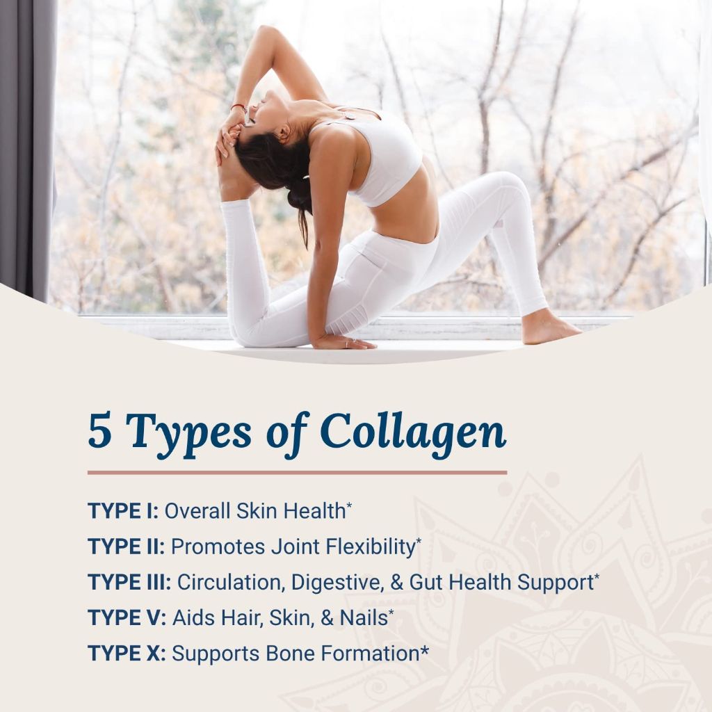 Live Conscious Beyond Collagen Multi Collagen Powder for Women w/Types I, II, III, V & X - 41 Servings