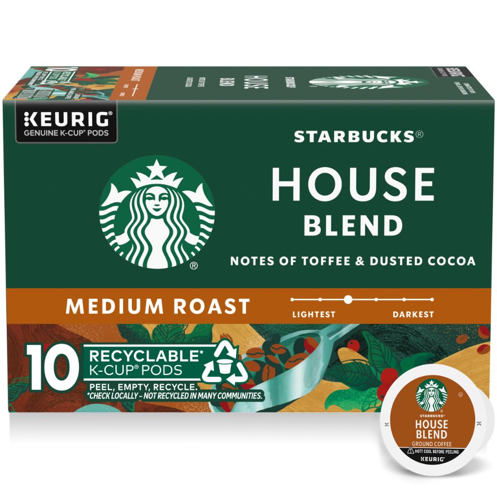 Starbucks House Blend Keurig K-Cup Coffee Pods, 10ct.