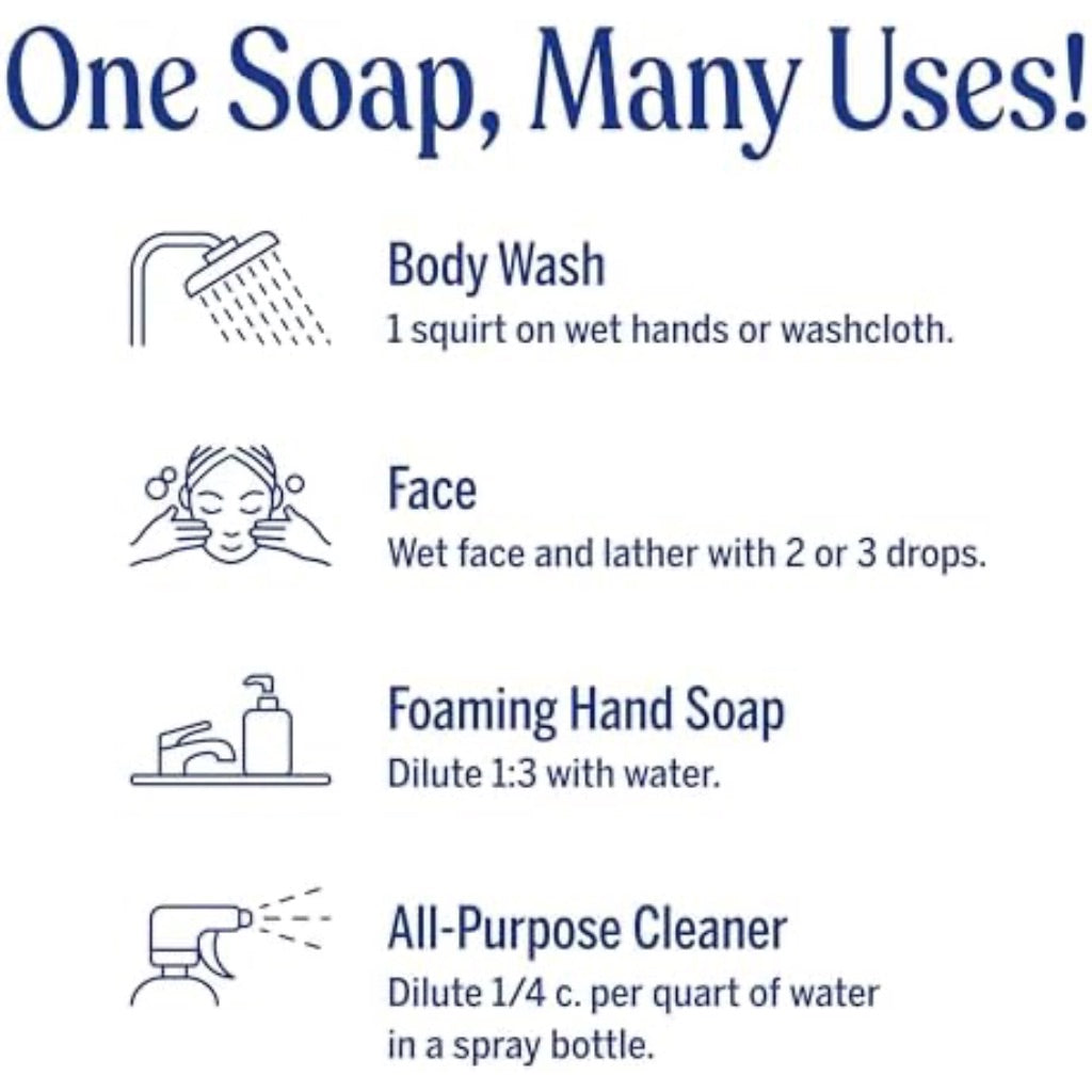 Dr. Bronner's Magic Soap Pure-Castile Liquid Soap - Eucalyptus, 32 fl. oz. (2 Pack)
