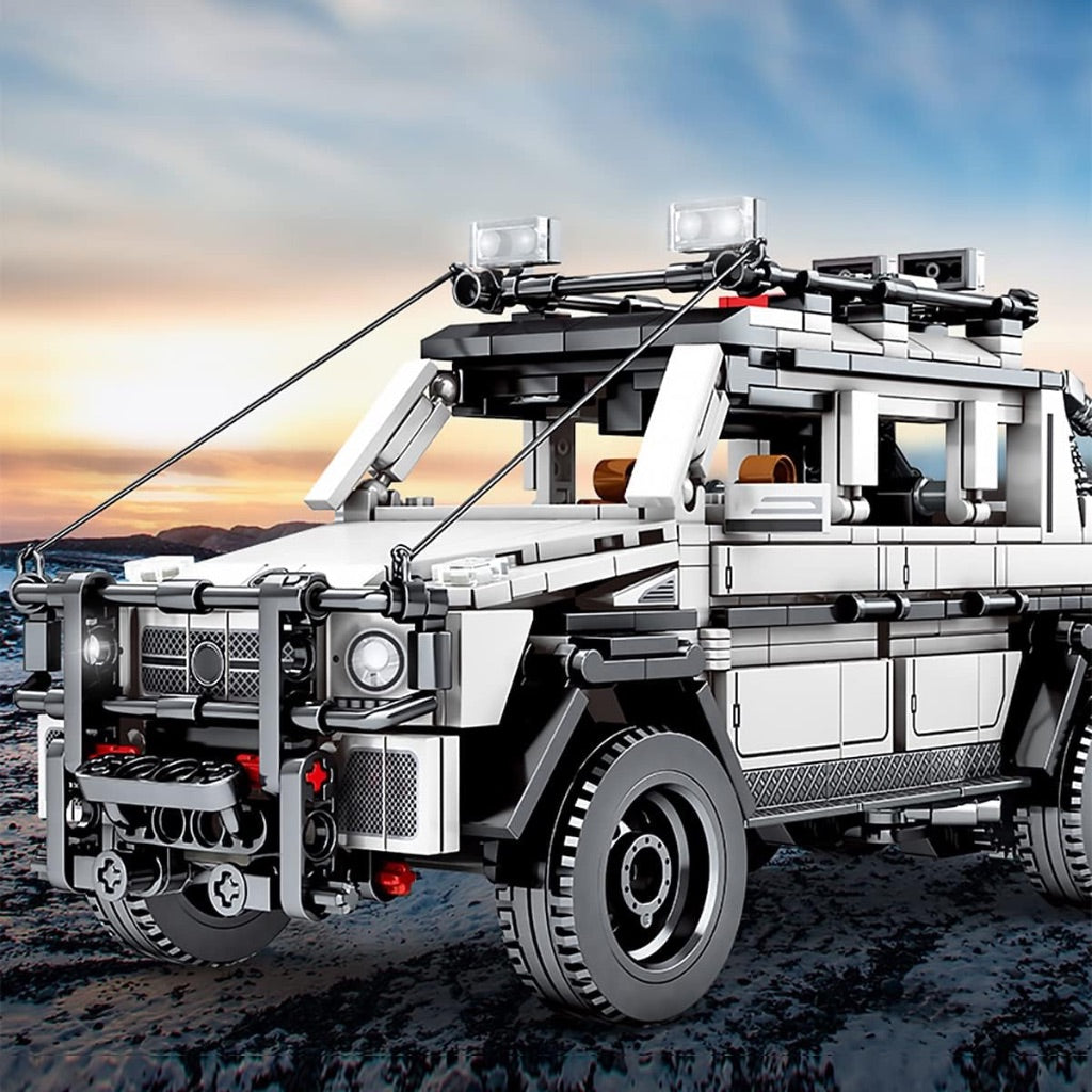 Newrice 6X6 Off Road Pickup Truck Building Kit, 1:16 Scale for Ages 6+, 858 Pieces