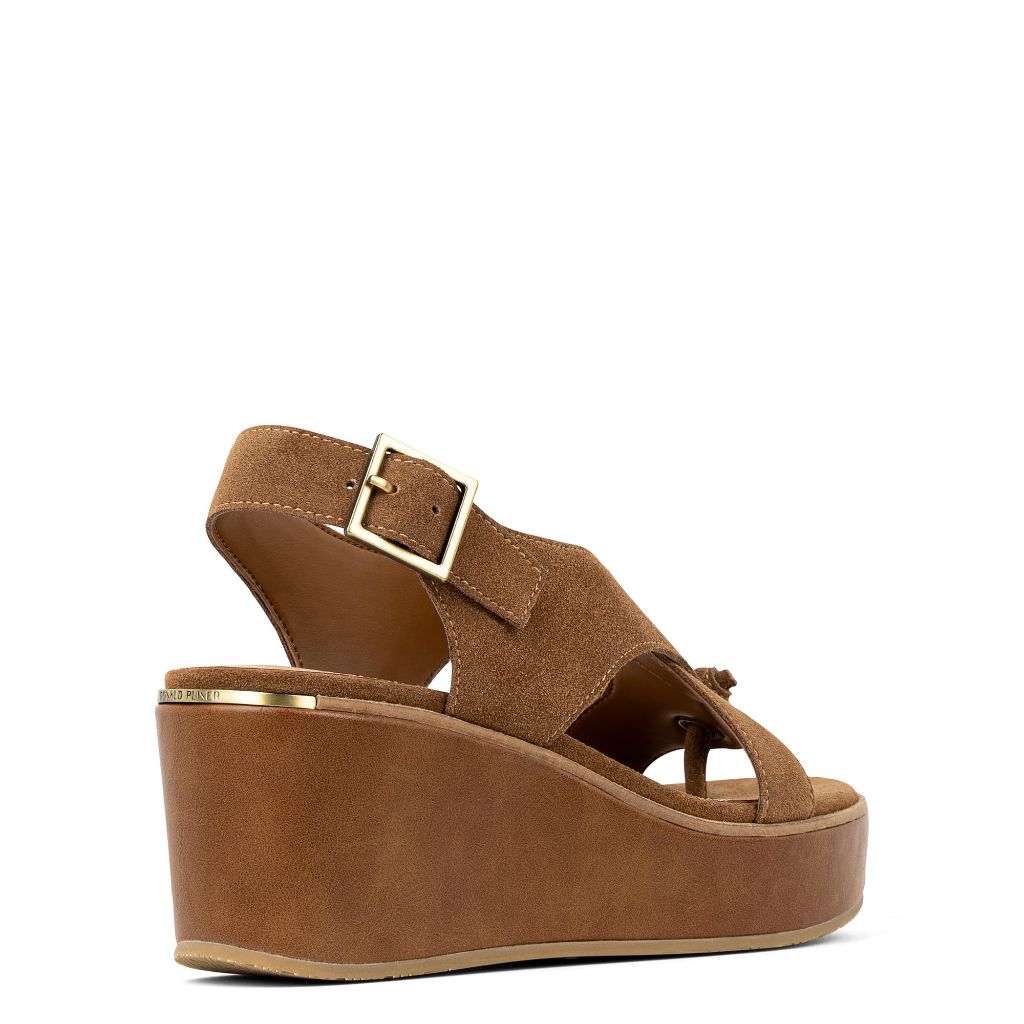 Donald Pliner Womens ALANEE Suede, Saddle 6.5