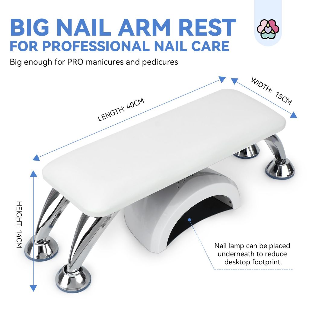 SAVILAND Arm Rest for Nails Tech Professional: 15.7" Full-Length