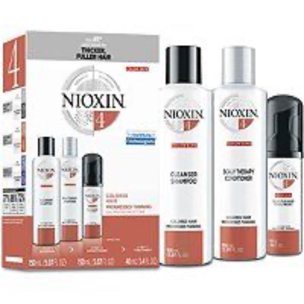 Nioxin Shampoo, Conditioner, Scalp Treatment - System Kit 4