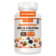 HARMONIFY Magnesium Calcium Zinc with Vitamin D3 & K2 Gummies, 30 Days Serving