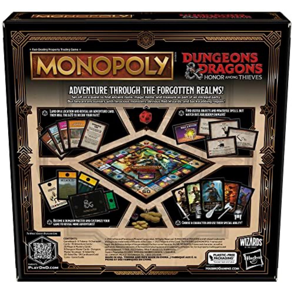 Monopoly Dungeons &amp; Dragons: Honor Among Thieves Board Game.