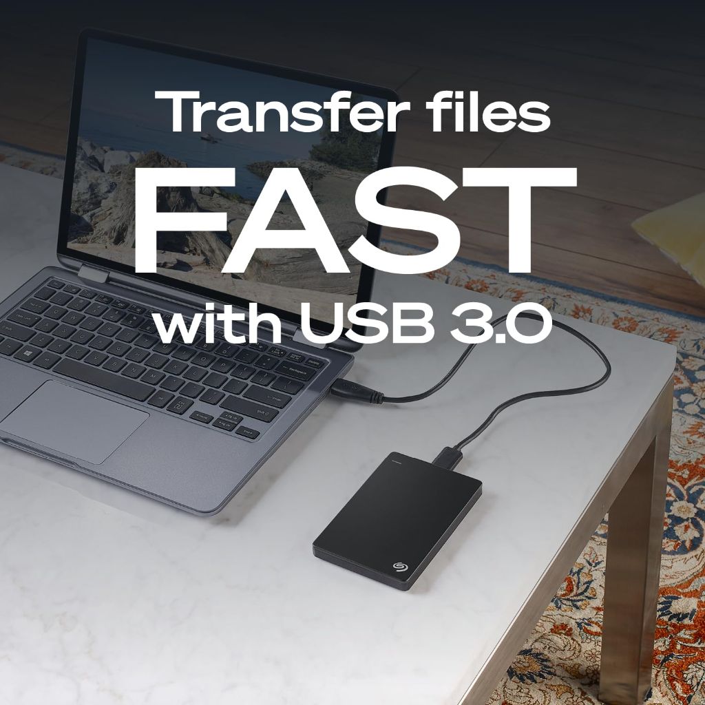 Seagate Portable 4TB External Hard Drive HDD – USB 3.0