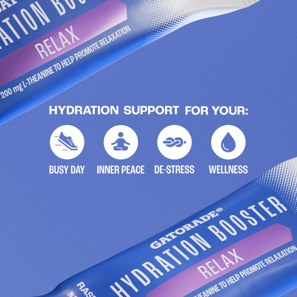 Gatorade Hydration Booster Relax - Raspberry Lemon 48pk