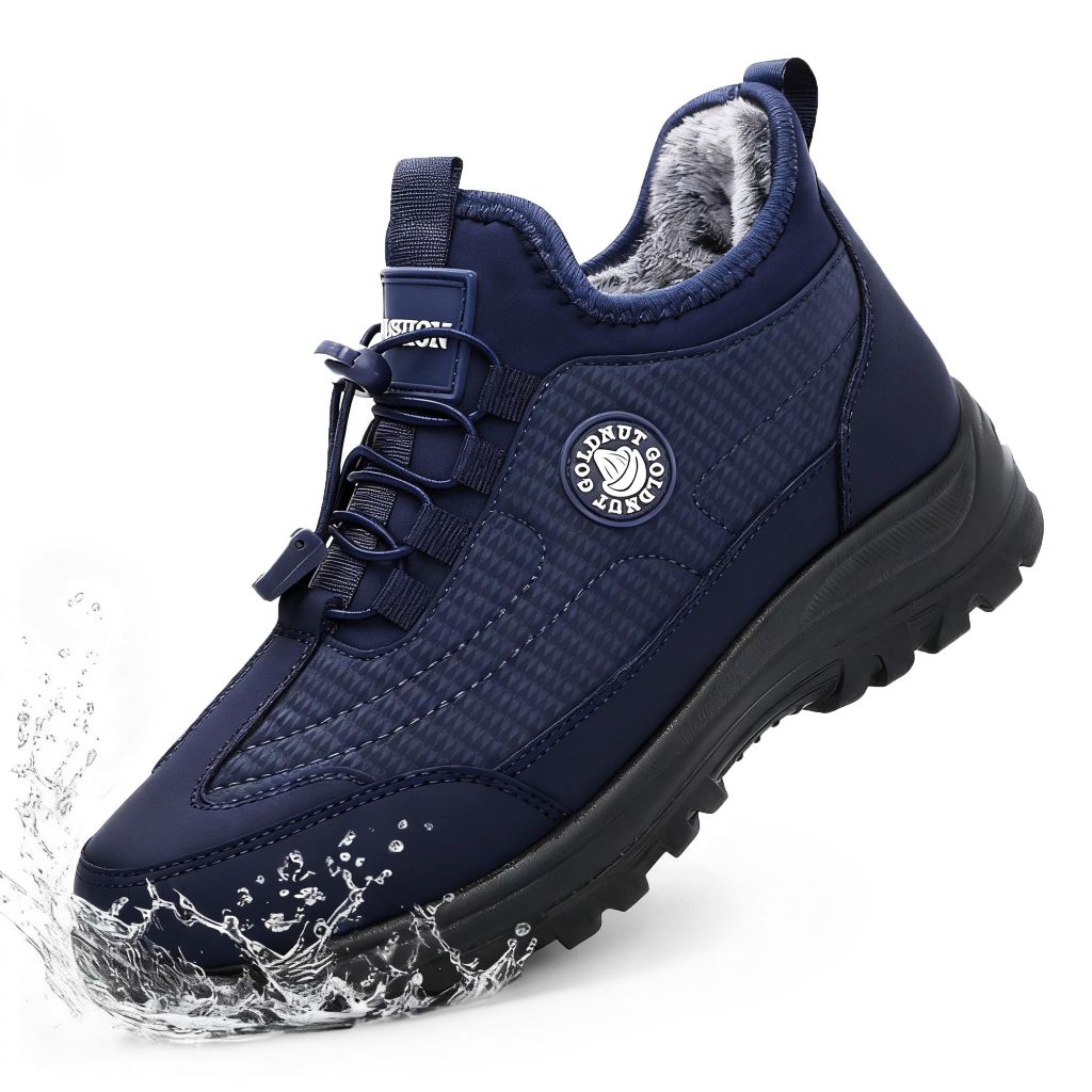 Goldnut Winter Boots for Women:Navy Blue Size 7