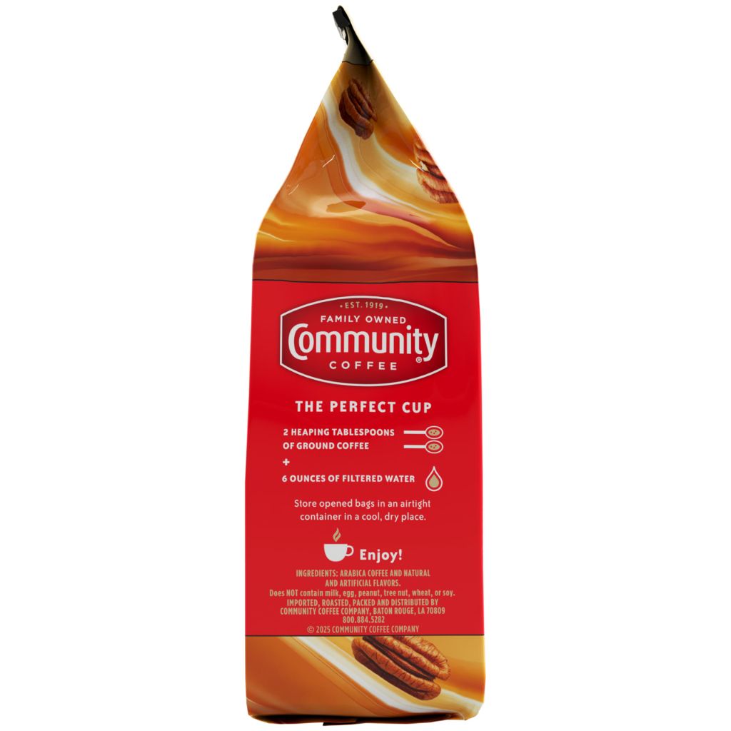 Community Coffee Southern Pecan Praline Medium Roast Ground Coffee - 12oz Bag