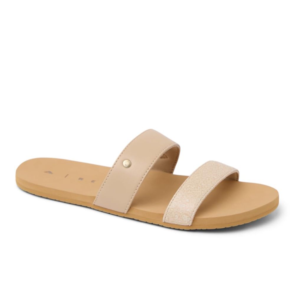 REEF Bliss Nights Eliana Womens Slide Sandal, Super Lightweight and Soft Footbed, Sand Cheetah Duo, 10