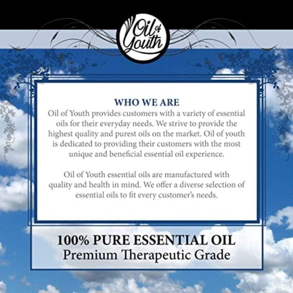 Oil of Youth Therapeutic Grade Lemongrass Essential Oil 4 fl oz with Dropper for Diffuser, Hair, Skin, and Aromatherapy