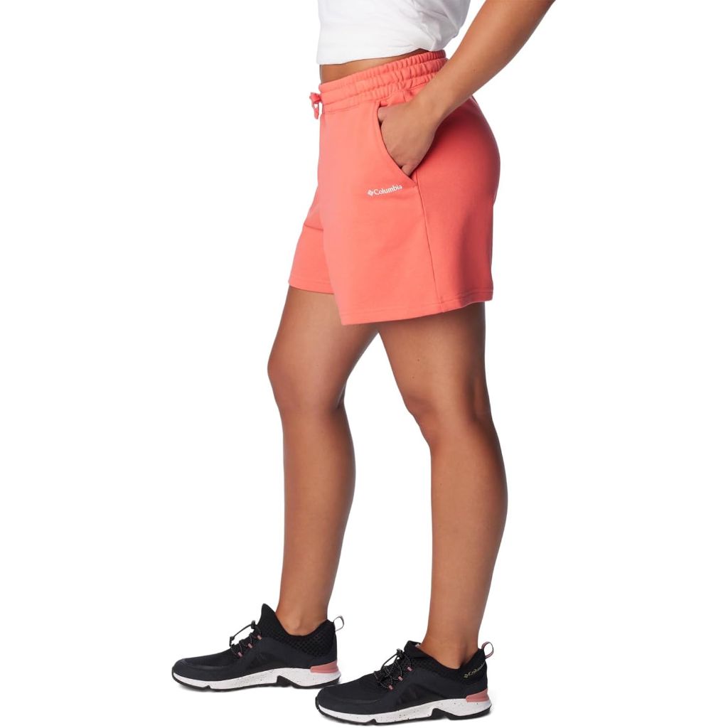 Women's Columbia Trek French Terry Short, 3" Inseam, 3XL (XXXL), Juicy Pink