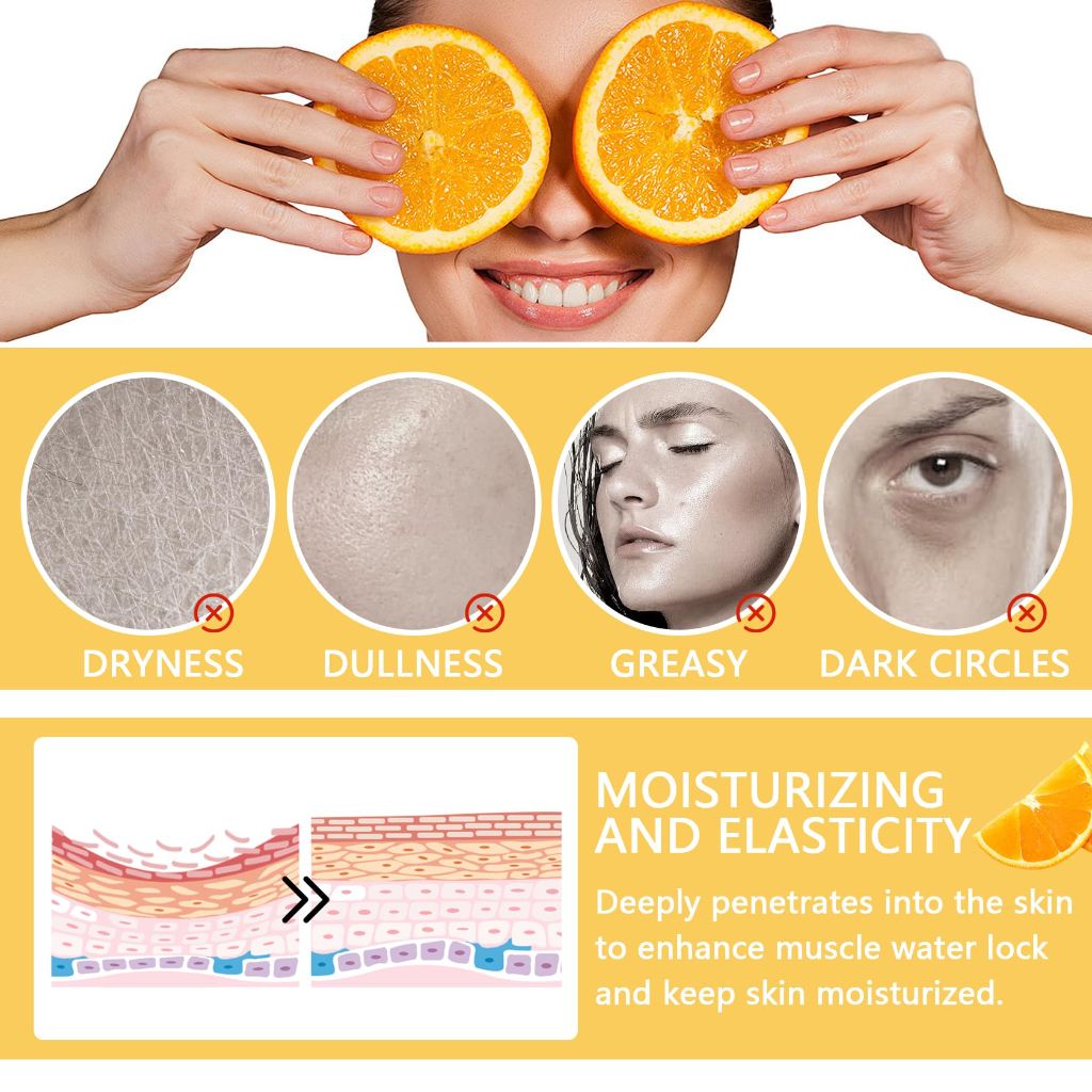 Sadoer Vitamin C Hydrating Facial Kit Skincare Gift Set - 9pcs