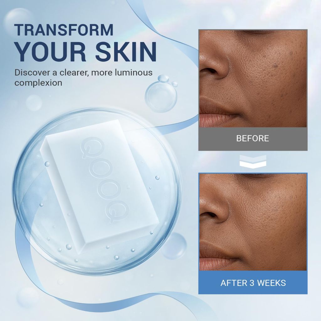 QOOQ Transparent Kojic Acid Soap, 1 Bar, 4.2 oz.