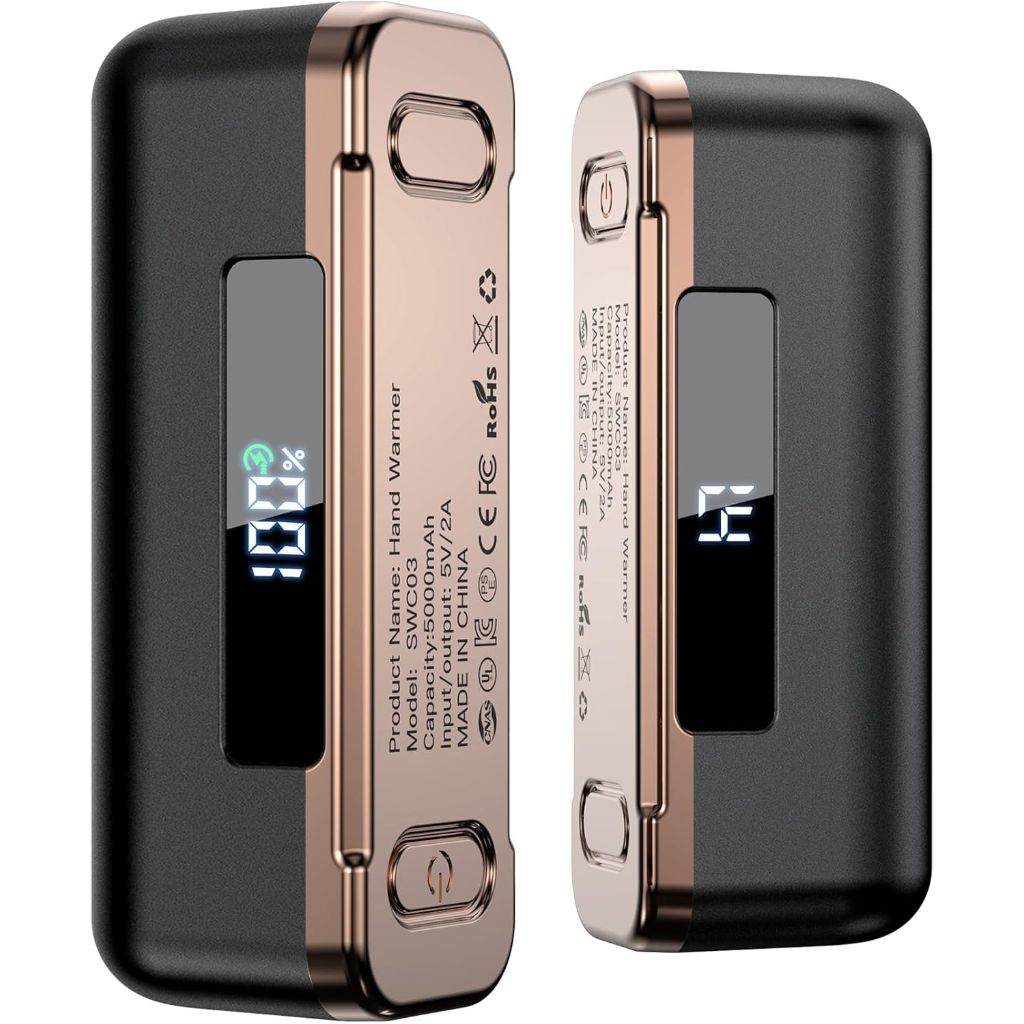 Beyyon Rechargeable Hand Warmers with Magnetic Charging, 5hr. Battery