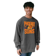 SZ XL, Blue 84- Phoenix Suns Crewneck Sweatshirt Ringspun Bold | Black