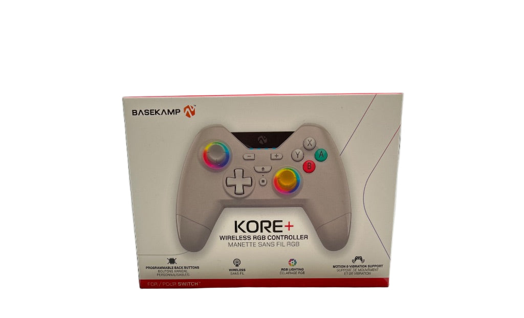 BASEKAMP Kore+ Wireless Controller for Nintendo Switch - PAL Gray