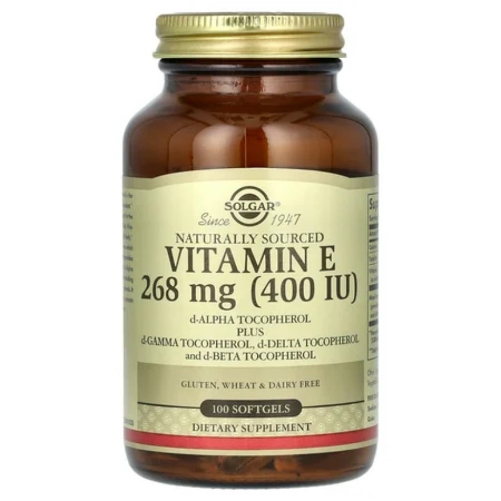 Solgar Vitamin E 268mg (400 IU) Softgels - 100ct.