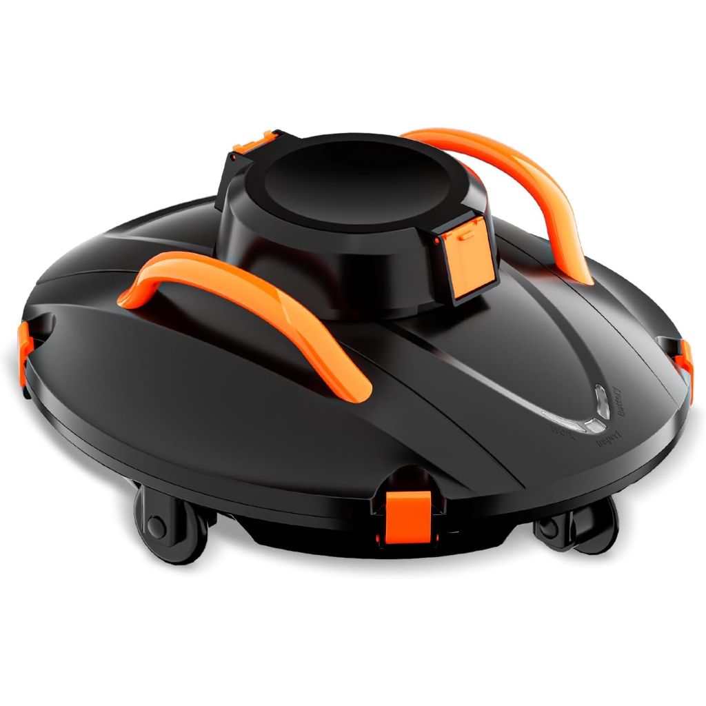 Cordless Robotic Pool Cleaner with Smart Sensor, Lasts 120 Min & Up to 914 Sq.ft, Portable