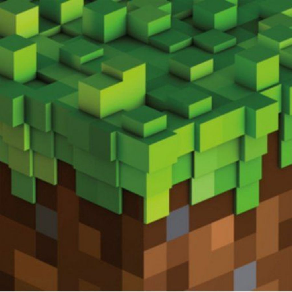 Minecraft Volume Alpha C418 - Transparent Green Vinyl Album