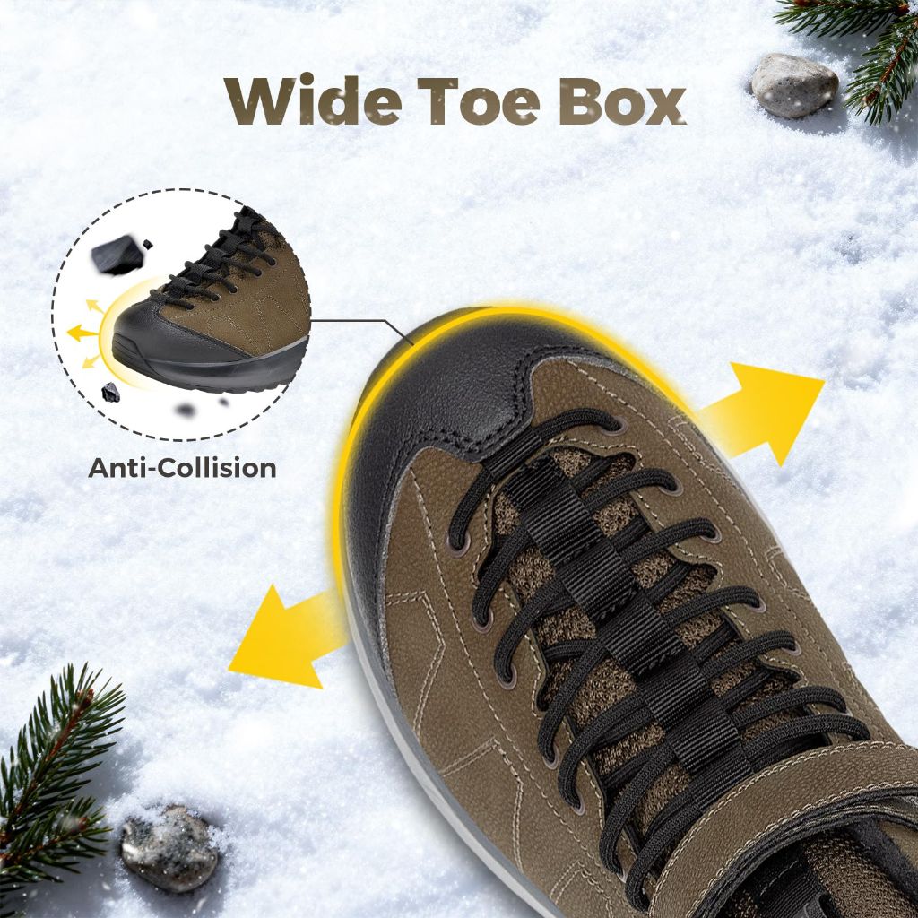 FitVille Wide Winter Boots for Men Extra Wide, Men's 10W