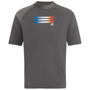 SZ 8, Kanu Surf Linear Rashguard Swim shirt | Charcoal