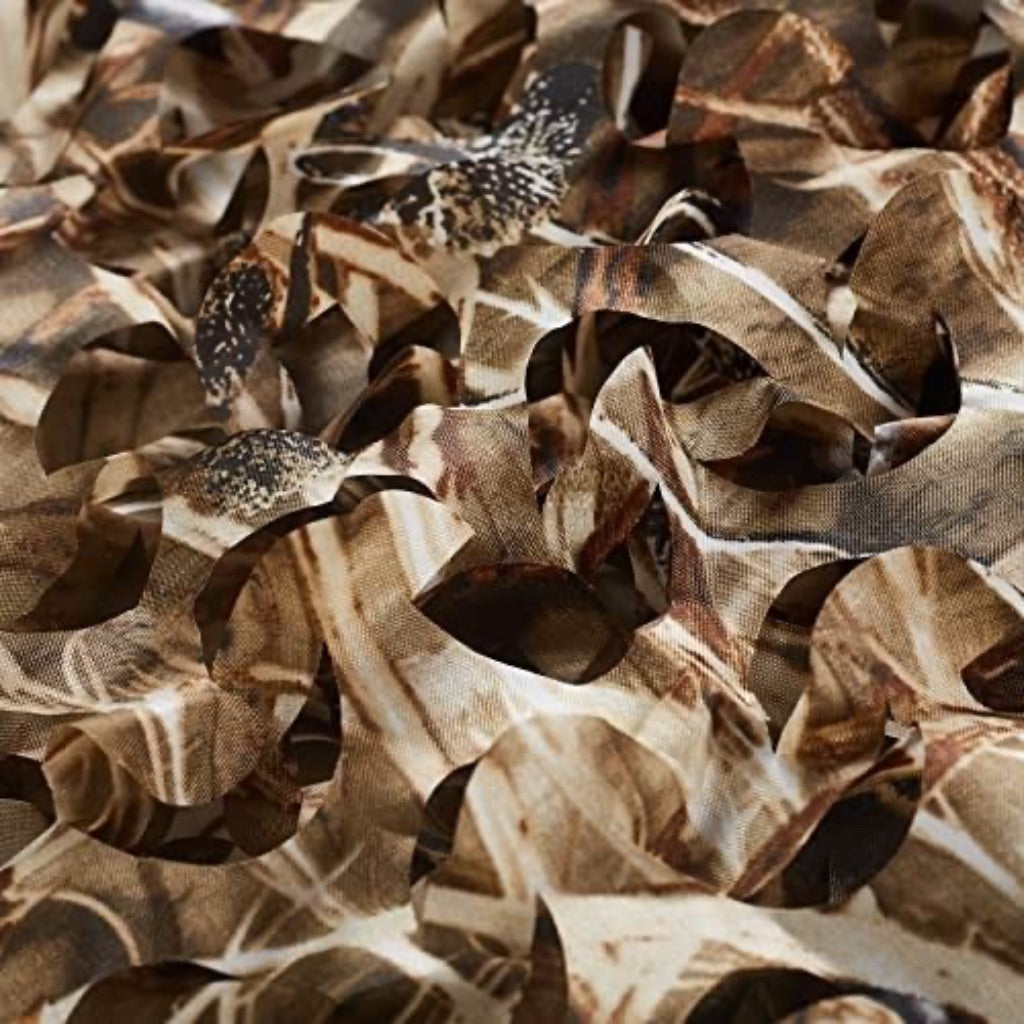 Senmortar Bulk Roll Camouflage Netting, Dry Grass Camo 5 X 23 Ft