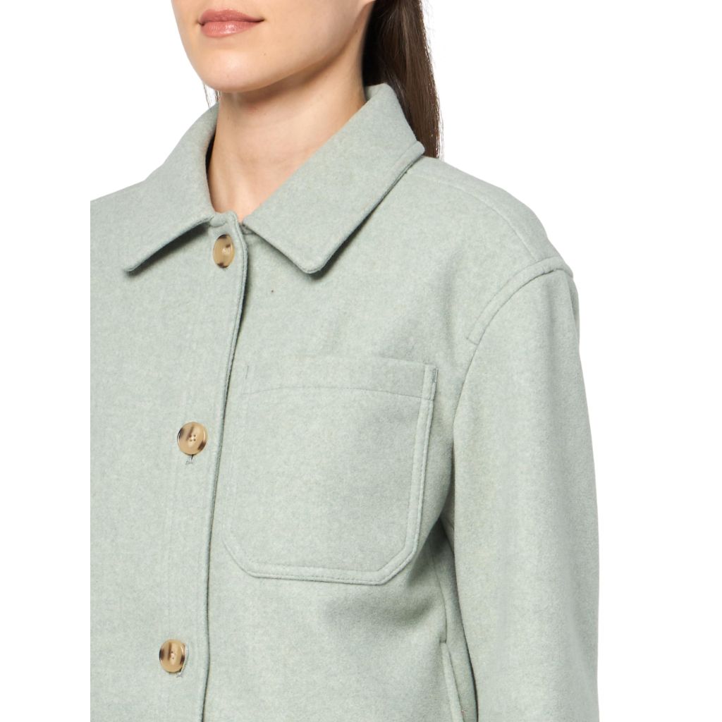 Levi's Women's Harper Wool Shortie Jacket, Seafoam, X-Small