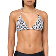 HUGO, Ruffle Triangle Swim Top, Happy Daisy, S