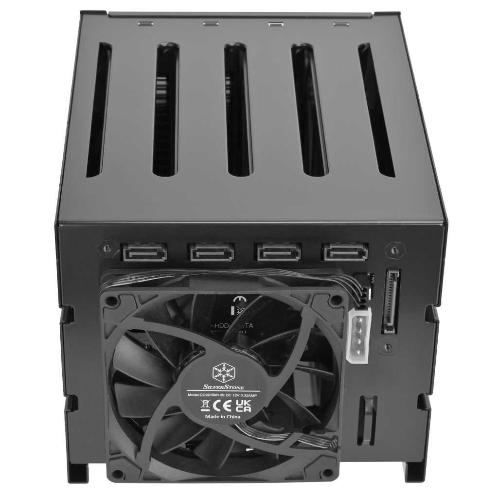 Silverstone FS304-V Three 5.25" Bay to Four 3.5" SAS 12G / SATA 6G Trayless Hot-swap Cage