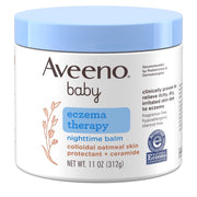Aveeno Baby Eczema Therapy Nighttime Moisturizing Balm for Dry, Itchy Skin - 11 oz