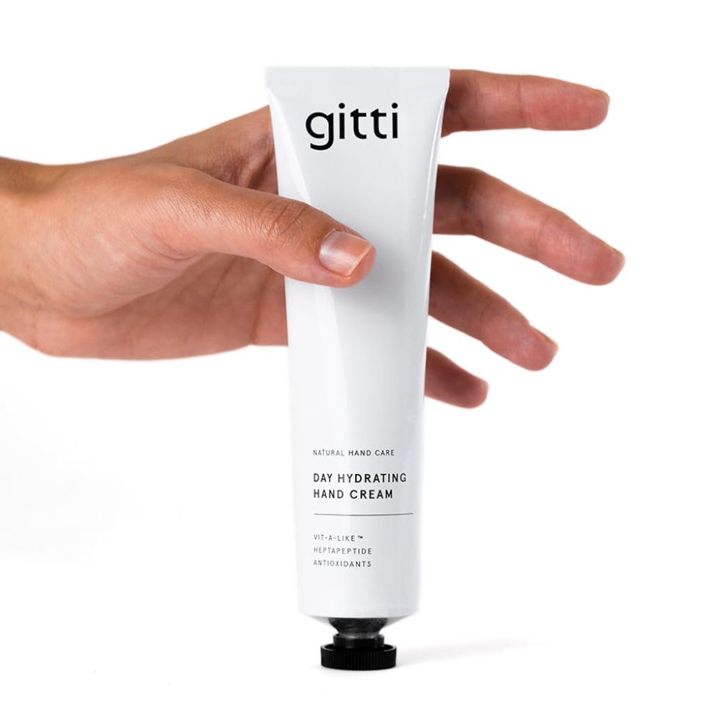 Gitti Day Hydrating Cream I Natural Hand Care, Non-Toxic, 98% Natural Origin, Citrusy-woody Scent (2.53 fl oz)