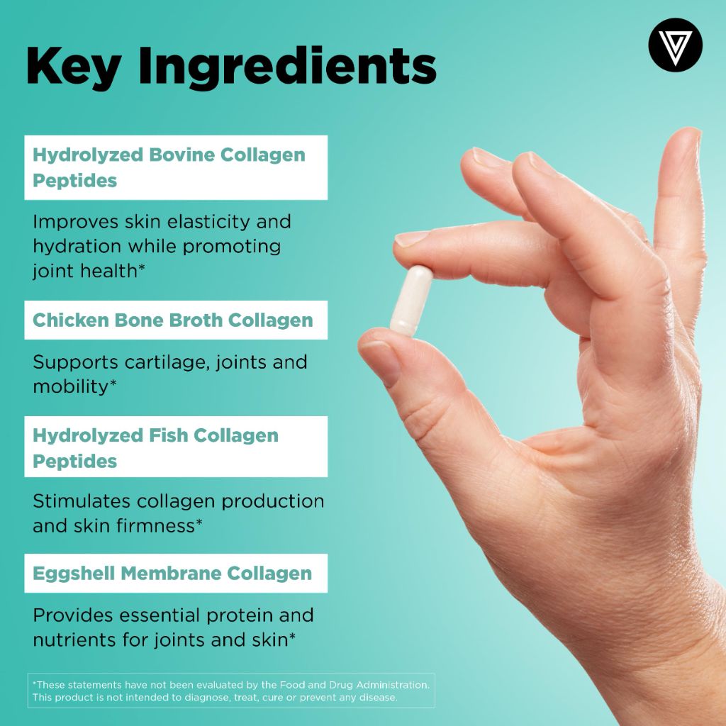 Vital Vitamins Multi Collagen Pills (2-Pack) - 150capsules in each bottle