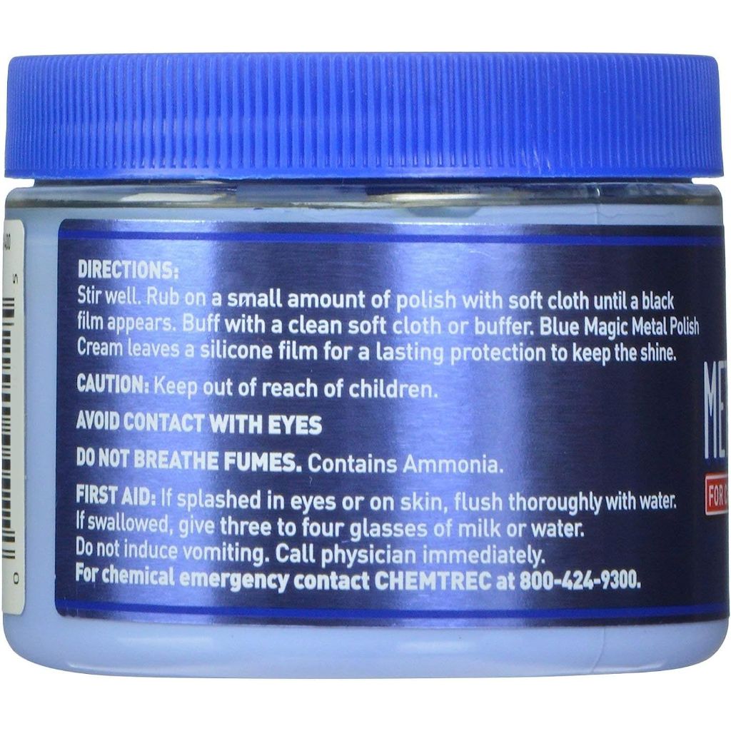Blue Magic 400 Metal Polish Cream, 7 oz.