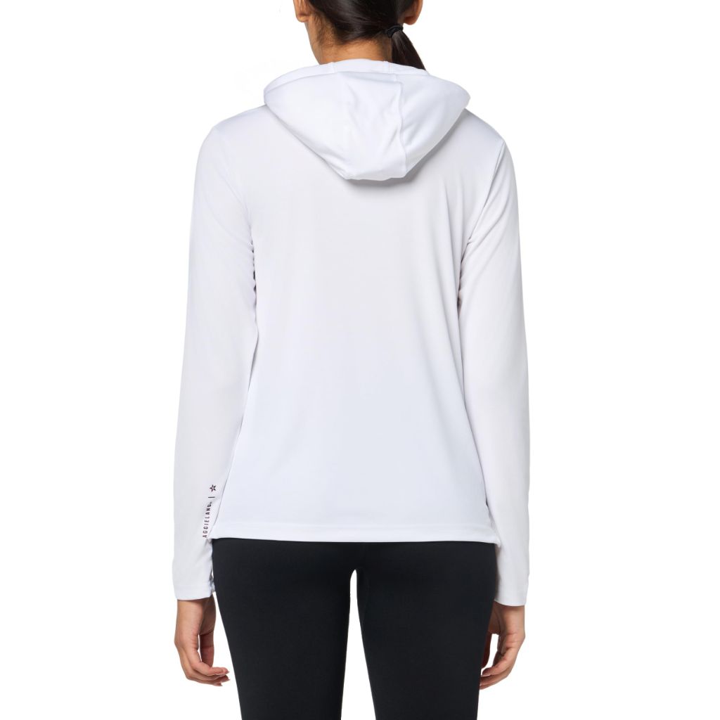 Adidas Women's D4T Georgia Technical University Lightweight Hoodie, White/Collegiate Navy/Georgia Technical University, Large/Tall