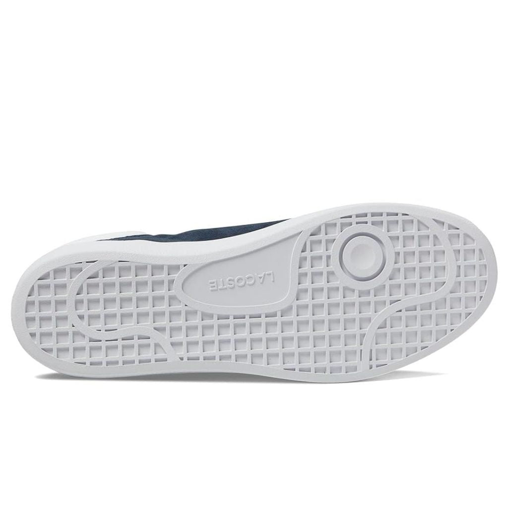 Lacoste Women's BaseShot Casual Sneaker, Navy/White, Size 9