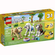 LEGO Creator 3-in-1 Adorable Dogs Animal Figures Building Set, 31137