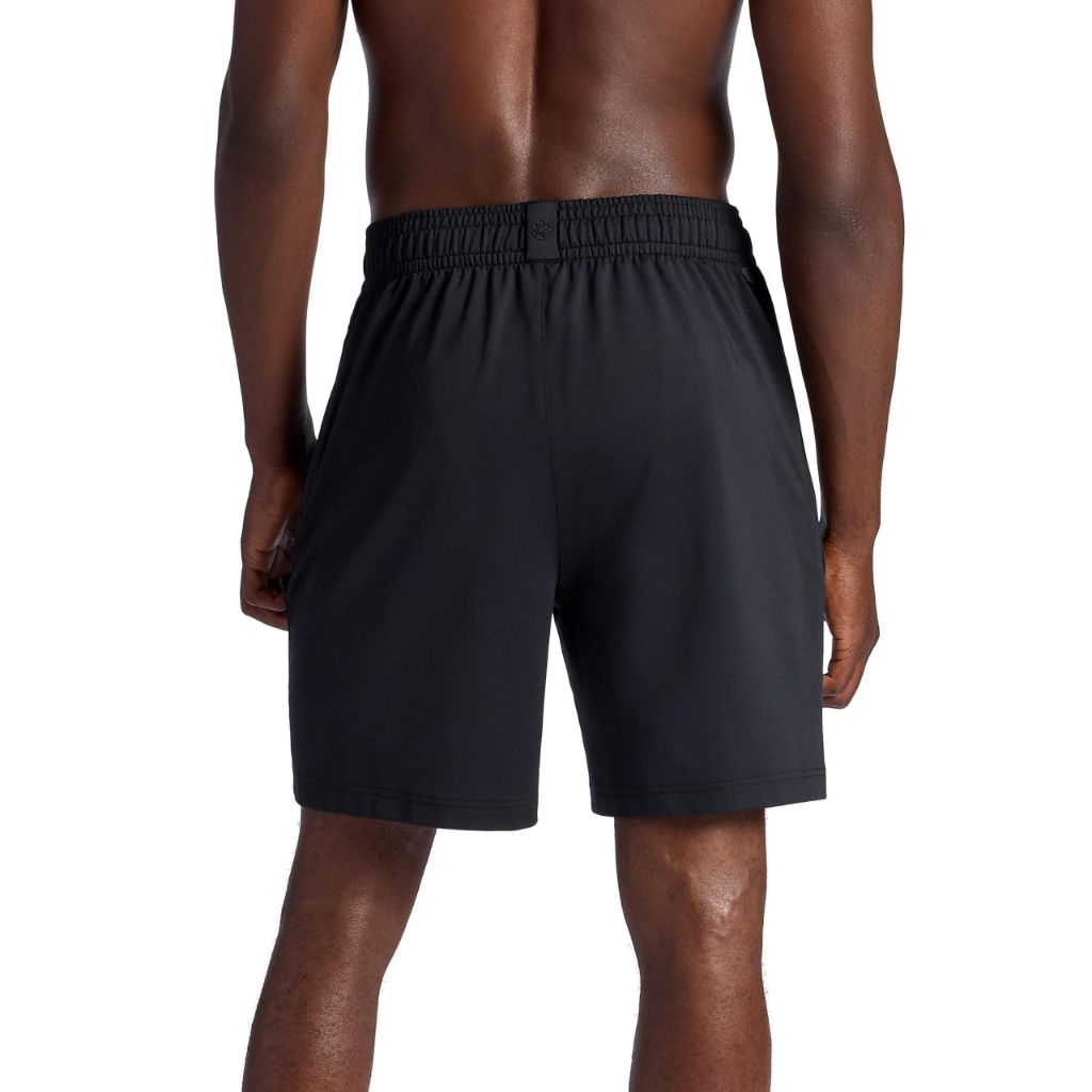 SZ S, Gaiam Men’s Hero 7” Short, Standard Fit, Stretch Midweight Terry Material, Black