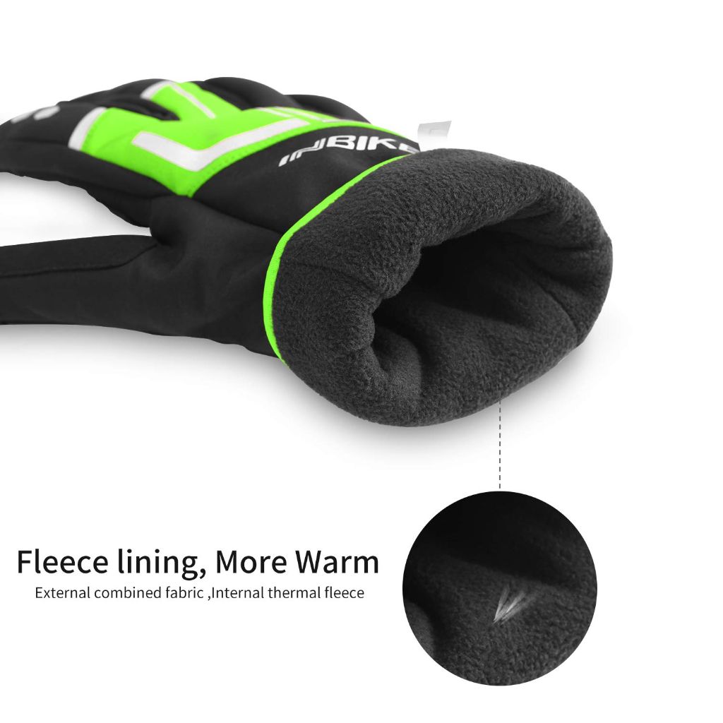 INBIKE Cycling Gloves for Men for Cold Weather Riding, XL