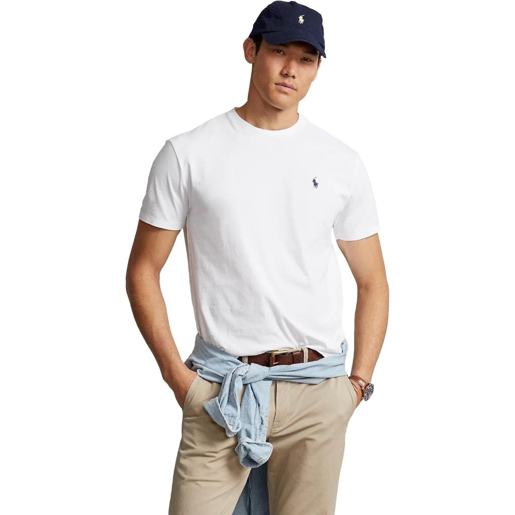 POLO RALPH LAUREN Men's Keaton Sneaker Size L - Premium Cotton Comfort Sneaker with Signature Pony Logo