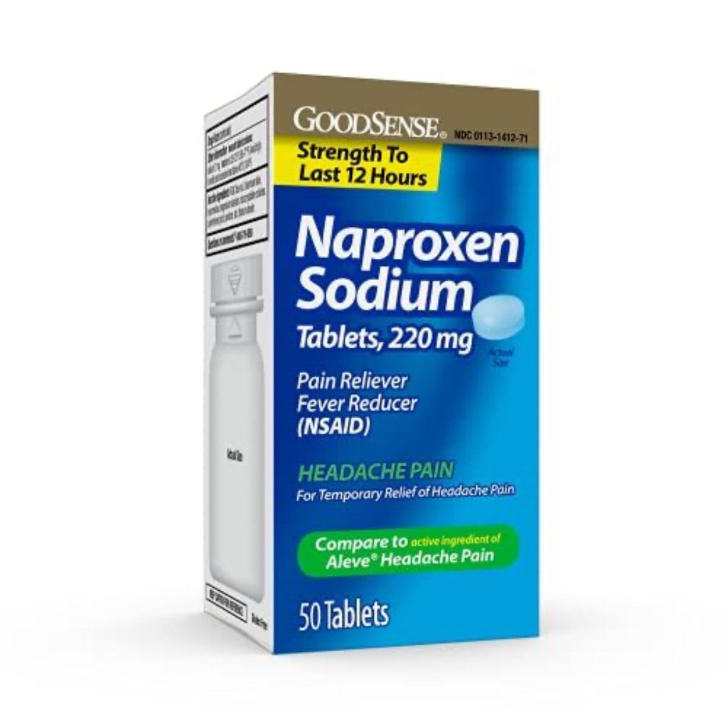 GoodSense Naproxen Sodium Tablets 220 Mg, Headache Pain