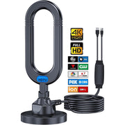 WUMINGLU TV Antenna for Smart TV Indoor 2025 4K Digital HDTV Up to 380 Miles Long Range Local Channels Indoor Outdoor