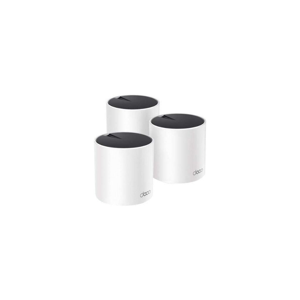 TP-Link Deco X55 AX3000 Whole Home AI-Driven Mesh Wi-Fi 6 System, Three Gigabit Ports, Coverage up to 6,500 Ft2, Connect up to 150 Devices, Pack of 3