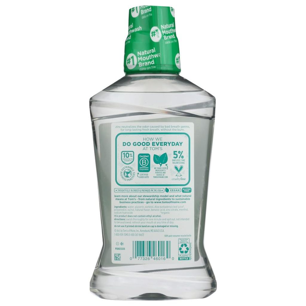 Toms of Maine Mouthwash Wkdfrsh Mint Mn 16 oz