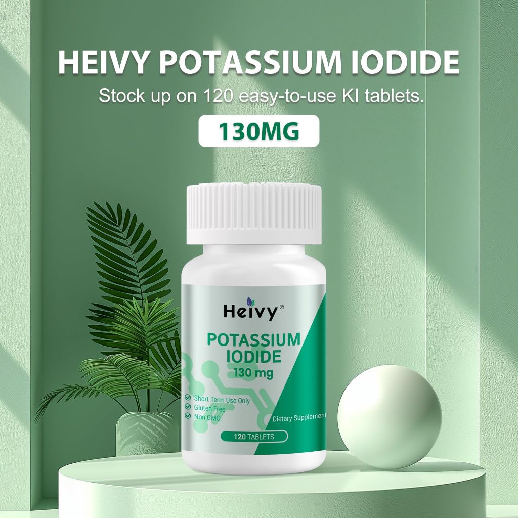 Heivy Potassium Iodide 130mg - 120 Tablets