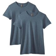 Gildan Women's Softstyle Cotton T-Shirt, Style G64000L, Multipack, Dark Heather (2-Pack), 2X-Large