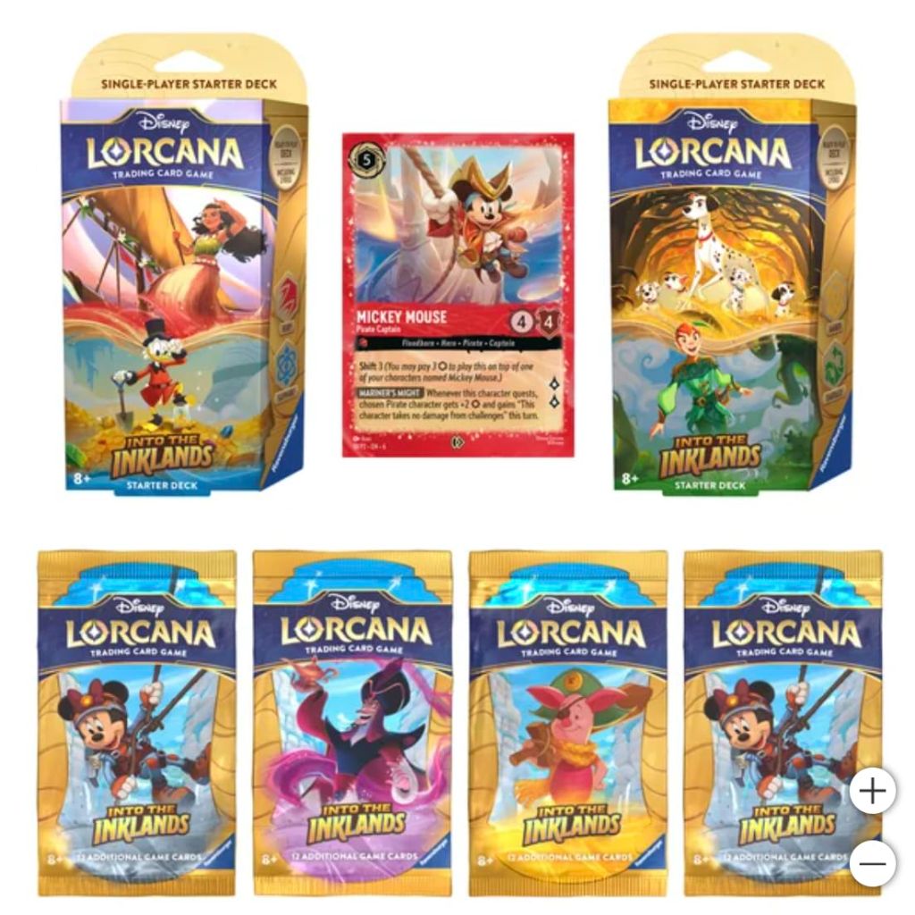 Disney Ravensburger Lorcana Bundle - Exclusive Trading Card Game Set