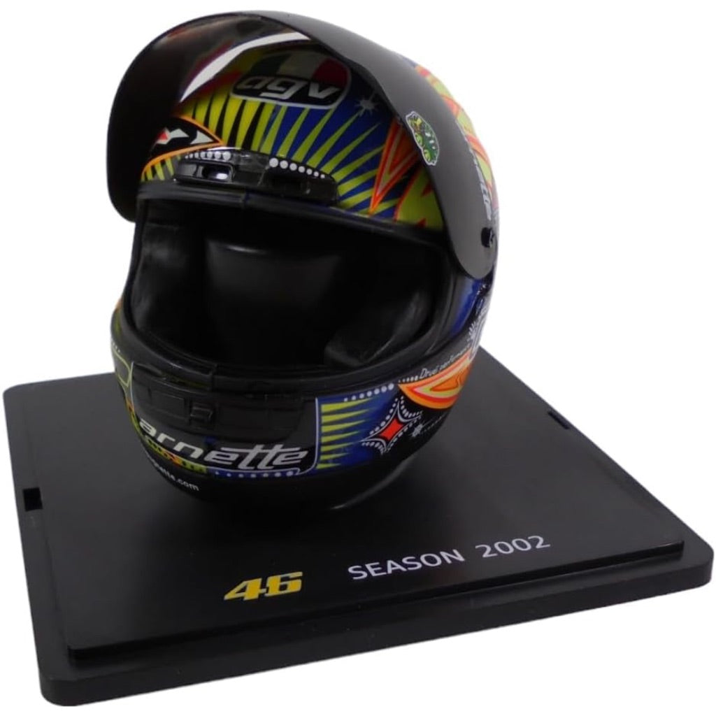 OPO 10 - Valentino Rossi Moto GP Season 2002 1/5 Scale Helmet Compatible with Honda RC211V - CR039