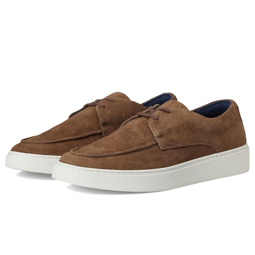 Steve Madden Frank Men's Shoes Cognac Suede : 9.5M (MISSING TOP OF BOX)